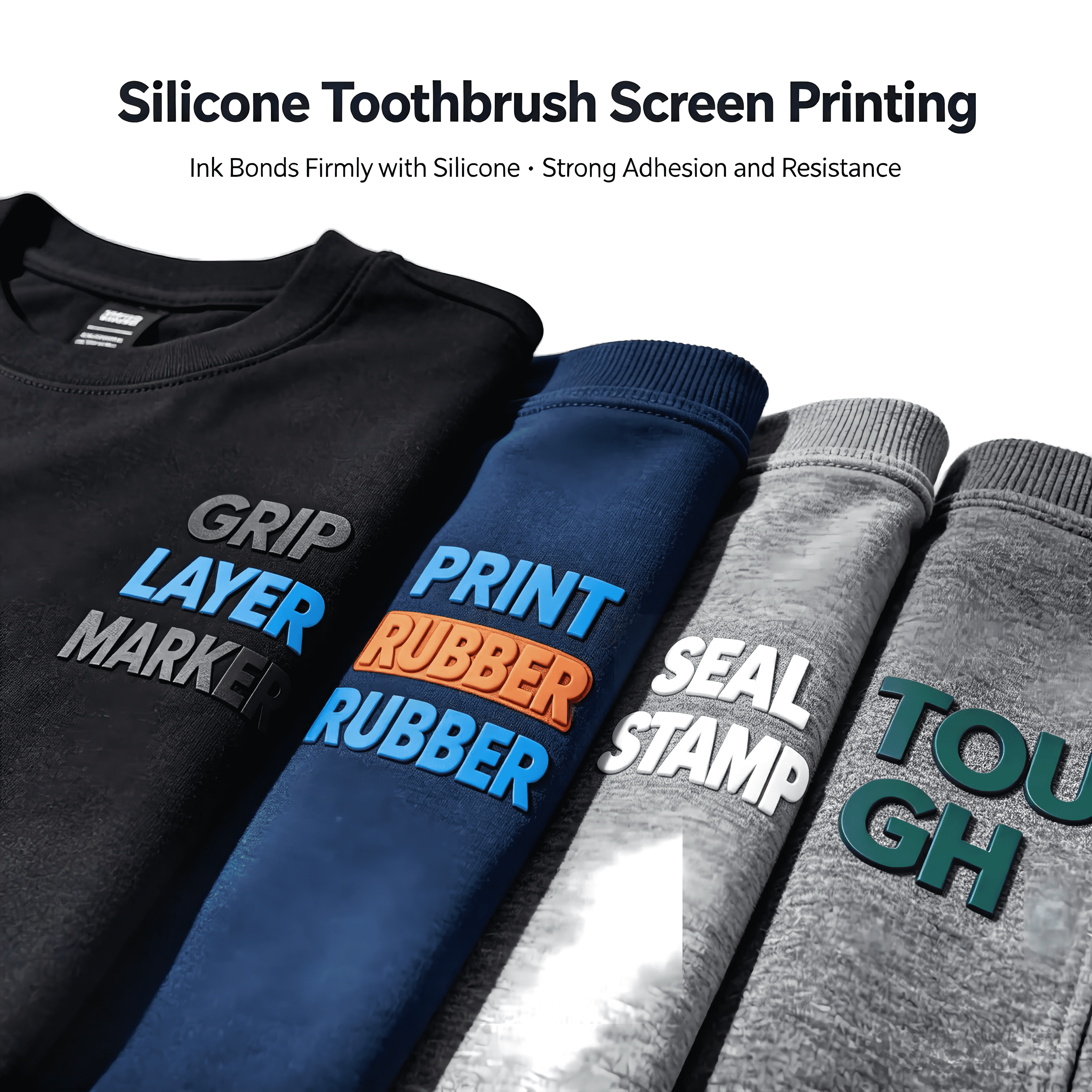 Silicone Toothbrush Screen Printing